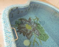 Мозаичное панно в бассейне